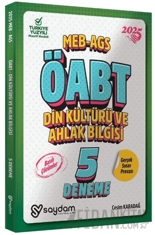 2025 ÖABT MEB-AGS Din Kültürü ve Ahlak Bilgisi Öğretmenliği 5 Deneme Ç