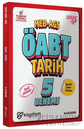 2025 ÖABT MEB-AGS Tarih Öğretmenliği 5 Deneme Çözümlü Hanifi Demir