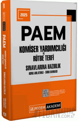 2025 PAEM Komiser Yardımcılığı ve Rütbe Terfi Sınavlarına Hazırlık Kon