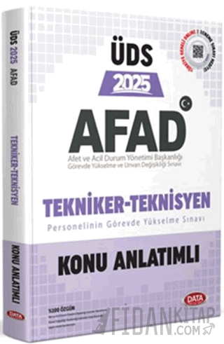 AFAD Tekniker 2025 ÜDS Konu Anlatımlı