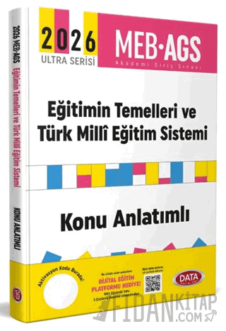 2026 AGS Eğitimin Temelleri - Türk Milli Eğitim Sistemi Konu Anlatımlı
