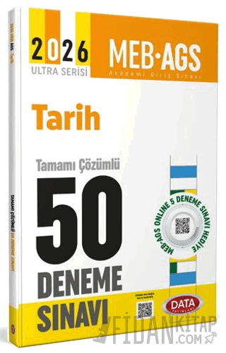 2026 AGS Tarih Tamamı Çözümlü 50 Deneme Sınavı Kolektif