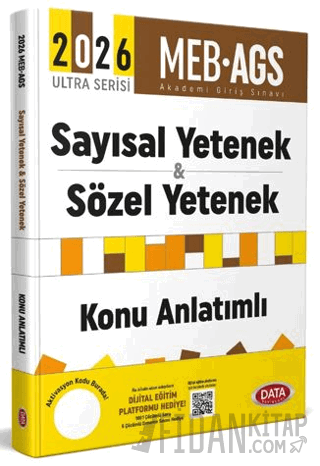 2026 AGS Ultra Serisi Sayısal Yetenek - Sözel Yetenek Konu Anlatımlı