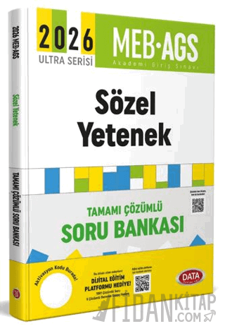 2026 AGS Ultra Serisi Sözel Yetenek (Türkçe) Soru Bankası - Karekod Çözümlü