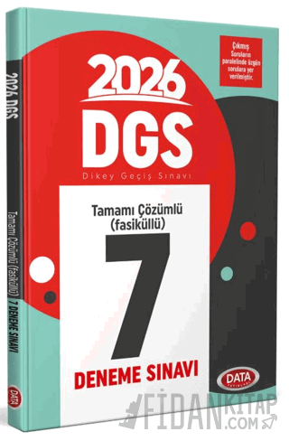 2026 DGS Tamamı Çözümlü (Fasiküllü) 7 Deneme Sınavı Kolektif