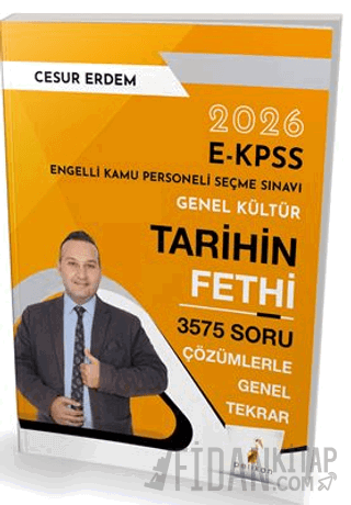 2026 E-KPSS Genel Kültür Tarihin Fethi 3575 Soru Çözümlerle Genel Tekrar