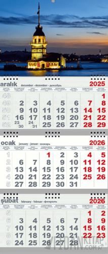 2026 Gemici Takvim - Kız Kulesi