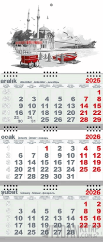 2026 Gemici Takvim - Ortaköy