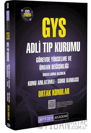 2026 GYS Adli Tıp Kurumu Görevde Yükselme ve Ünvan Değişikliği Sınavla