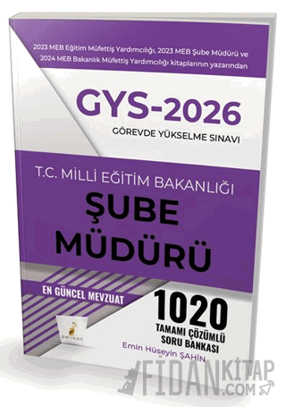 2026 GYS Görevde Yükselme Sınavı T.C. Milli Eğitim Bakanlığı Şube Müdü