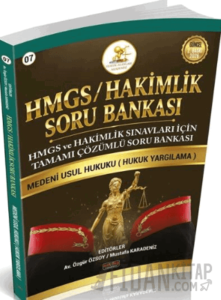 2026 HMGS Hakimlik Medeni Usul Hukuku Soru Bankası Mustafa Karadeniz