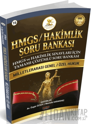 2026 HMGS Hakimlik Milletlerarası Genel ve Özel Hukuk Soru Bankası Mus