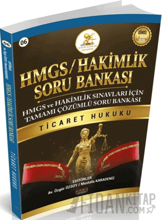 2026 HMGS Hakimlik Ticaret Hukuku Soru Bankası Mustafa Karadeniz