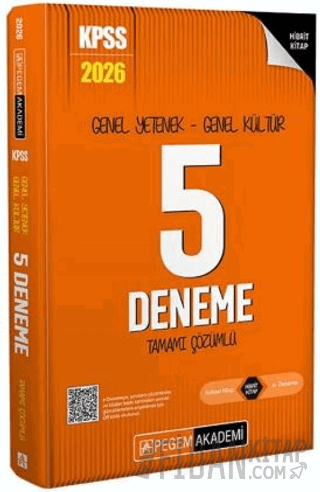2026 KPSS Genel Yetenek Genel Kültür 5 Deneme Çözümlü