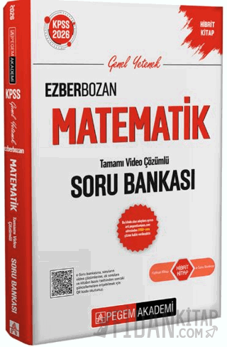 2026 KPSS Genel Yetenek Genel Kültür Ezberbozan Matematik Tamamı Video Çözümlü Soru Bankası