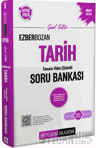 2026 KPSS Genel Yetenek Genel Kültür Ezberbozan Tarih Tamamı Video Çözümlü Soru Bankası