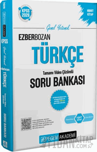 2026 KPSS Genel Yetenek Genel Kültür Ezberbozan Türkçe Tamamı Video Çözümlü Soru Bankası