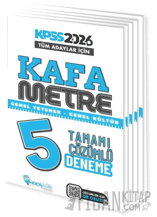 2026 KPSS Genel Yetenek Genel Kültür Kafametre 5 Deneme Çözümlü Kolekt