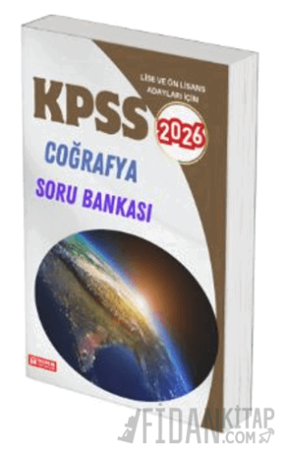 2026 KPSS Lise ve Önlisans Coğrafya Soru Bankası