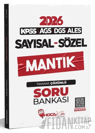 2026 KPSS MEB-AGS DGS ALES Sayısal Sözel Mantık Soru Bankası Çözümlü