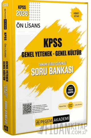 2026 KPSS Ön Lisans Soru Bankası Genel Yetenek Genel Kültür Tamamı Vid