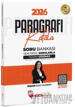 2026 KPSS TYT ALES DGS Paragrafı Kafala Soru Bankası Çözümlü Öznur Saa