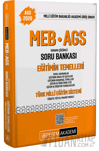2026 MEB-AGS Eğitimin Temelleri Soru Bankası