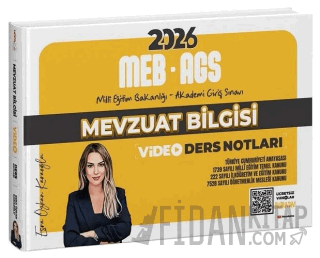 2026 MEB-AGS Mevzuat Bilgisi Video Ders Notları