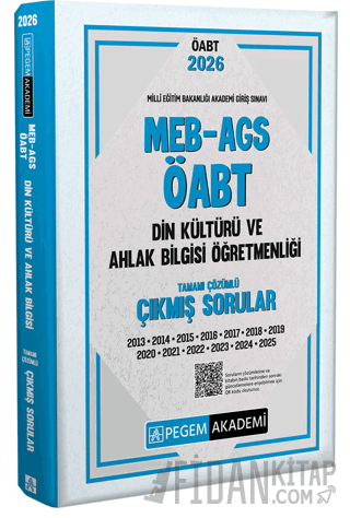 2026 MEB AGS ÖABT Din Kültürü ve Ahlak Bilgisi Tamamı Çözümlü Çıkmış S