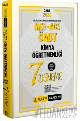 2026 MEB AGS ÖABT Kimya Öğretmenliği Tamamı Çözümlü 7 Deneme Kolektif