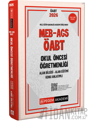 2026 MEB AGS ÖABT Okul Öncesi Öğretmenliği Alan Bilgisi - Alan Eğitimi - Konu Anlatımlı