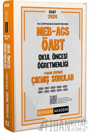 2026 MEB AGS ÖABT Okul Öncesi Öğretmenliği Tamamı Çözümlü Çıkmış Sorul