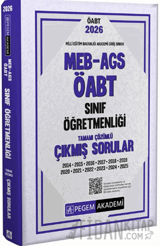 2026 MEB AGS ÖABT Sınıf Öğretmenliği Tamamı Çözümlü Çıkmış Sorular Kol
