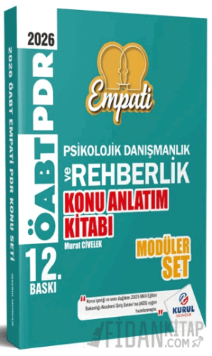 2026 ÖABT Empati Psikolojik Danışmanlık ve Rehberlik Konu Anlatımlı Mo