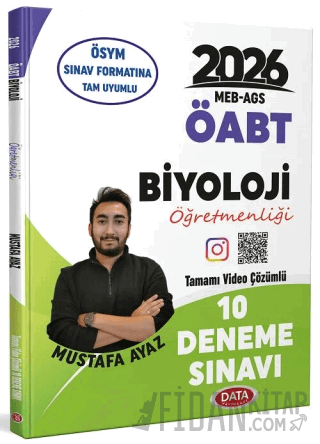 2026 ÖABT MEB-AGS Biyoloji Öğretmenliği 10 Deneme Çözümlü Mustafa Ayaz