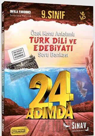 24 Adımda 9. Sınıf Özel Konu Anlatımlı Türk Dili ve Edebiyatı Soru Ban