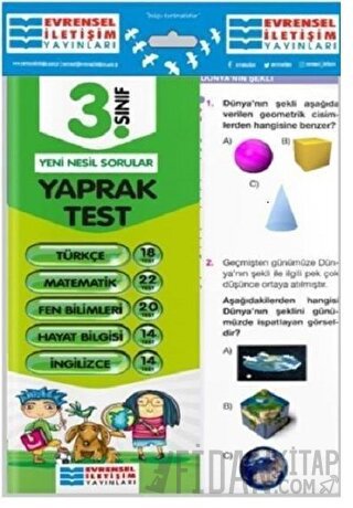 3. Sınıf Tüm Dersler Yaprak Test