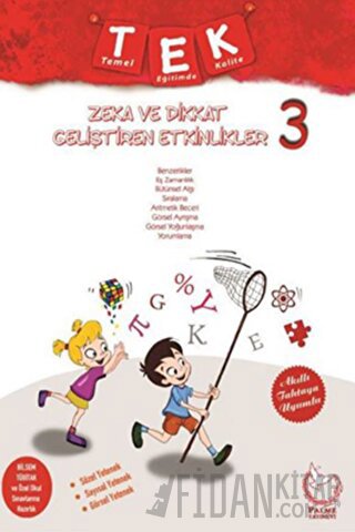 3. Sınıf Zeka ve Dikkat Geliştiren Etkinlikler + Yaprak Test Hediyeli