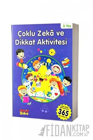 3 Yaş Çoklu Zeka ve Dikkat Aktivitesi - Mavi Kitap Kolektif