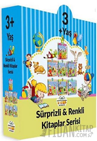 3+ Yaş Sürprizli ve Renkli Kitaplar Serisi (7 Kitap Set) (Ciltli)