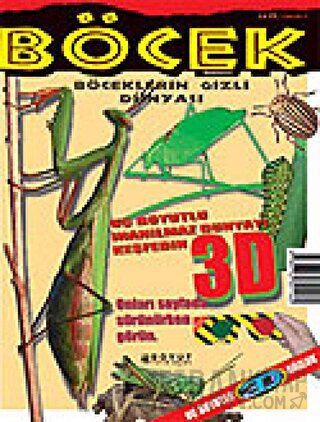 3D Çocuk Dergisi - Böceklerin Gizli Dünyası