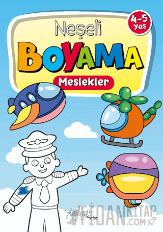 4-5 Yaş Neşeli Boyama Meslekler Buçe Dayı