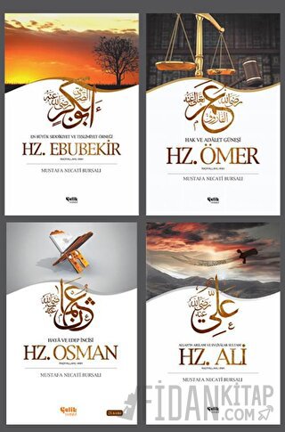 4 Büyük Halife Kitap Seti Mustafa Necati Bursalı