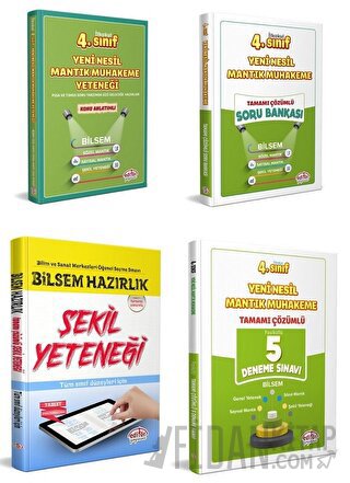 4. Sınıf Bilsem Hazırlık Kitapları 4 Kitap Set Kolektif