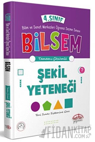 4. Sınıf Bilsem Hazırlık Şekil Yeteneği Tamamı Çözümlü