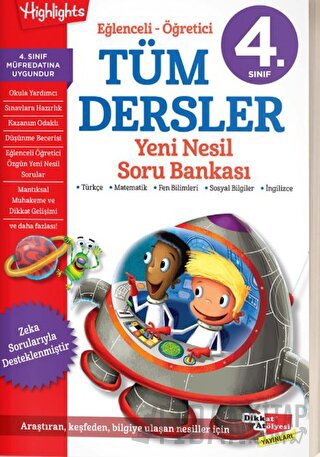 4. Sınıf Eğlenceli - Öğretici Tüm Dersler Yeni Nesil Soru Bankası Kole