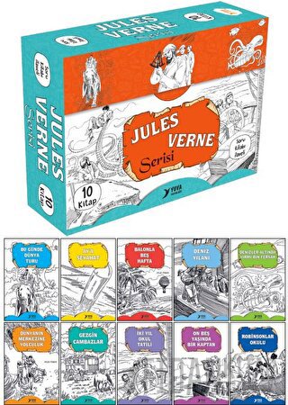 4. Sınıf Jules Verne Serisi (10 Kitaplık Set) Jules Verne
