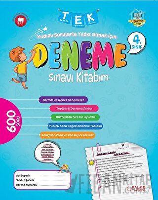 4. Sınıf Tek Deneme Sınavı Kitabım