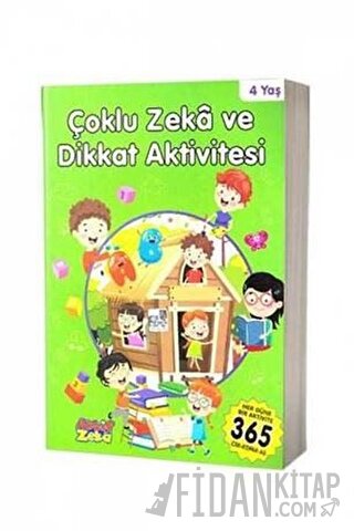 4 Yaş Çoklu Zeka ve Dikkat Aktivitesi - Yeşil Kitap