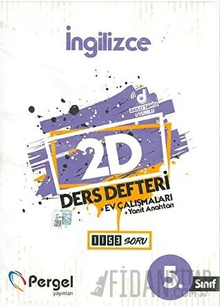 5. Sınıf İngilizce 2D Ders Defteri Ev Çalışmaları